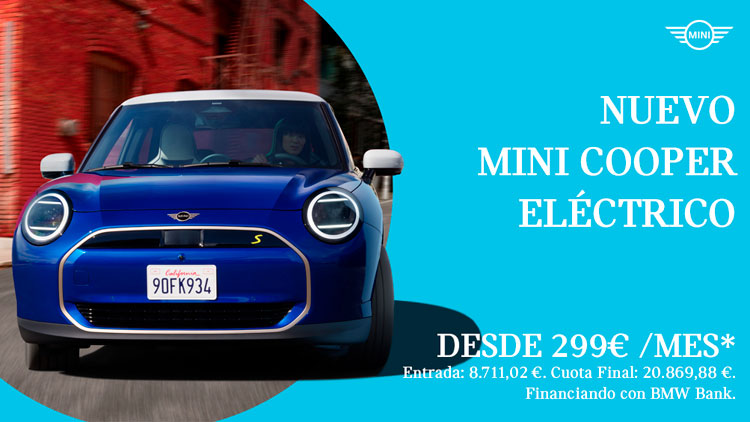 Nuevo MINI Cooper Eléctrico desde 299€/mes*
