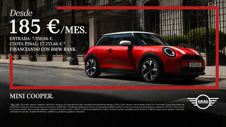 MINI Cooper 3 Puertas desde 185€/mes*