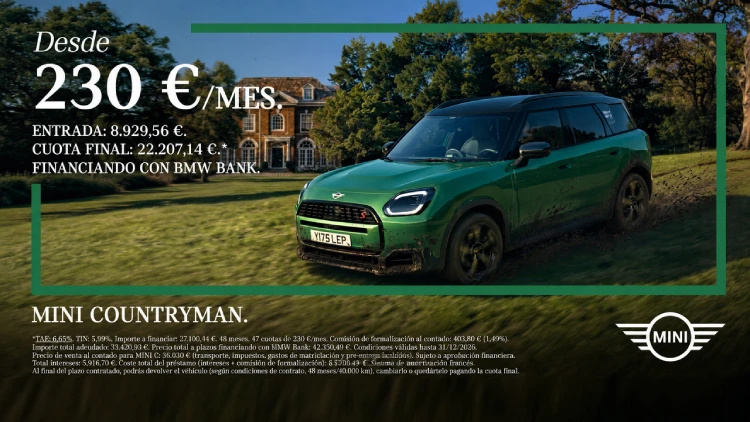 MINI Countryman desde 230€/mes*